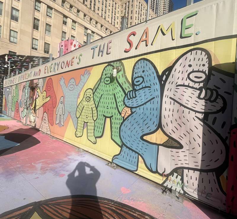 We're Different Everyone's Same Mural