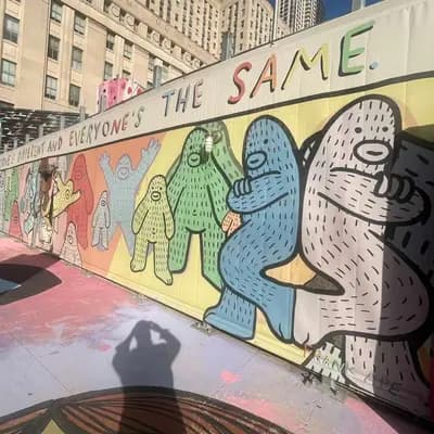 We're Different Everyone's Same Mural