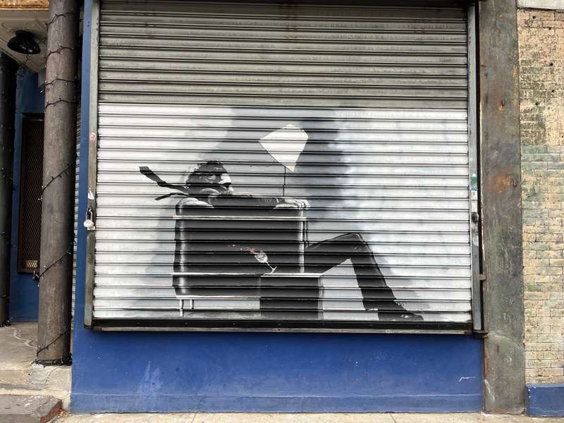 Silhouetted Figure with Briefcase