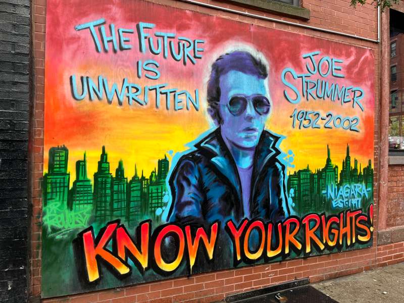 Joe Strummer Memorial Mural