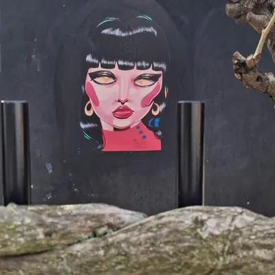 Portrait with Black Bob