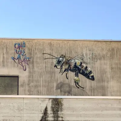Giant Bee Mural