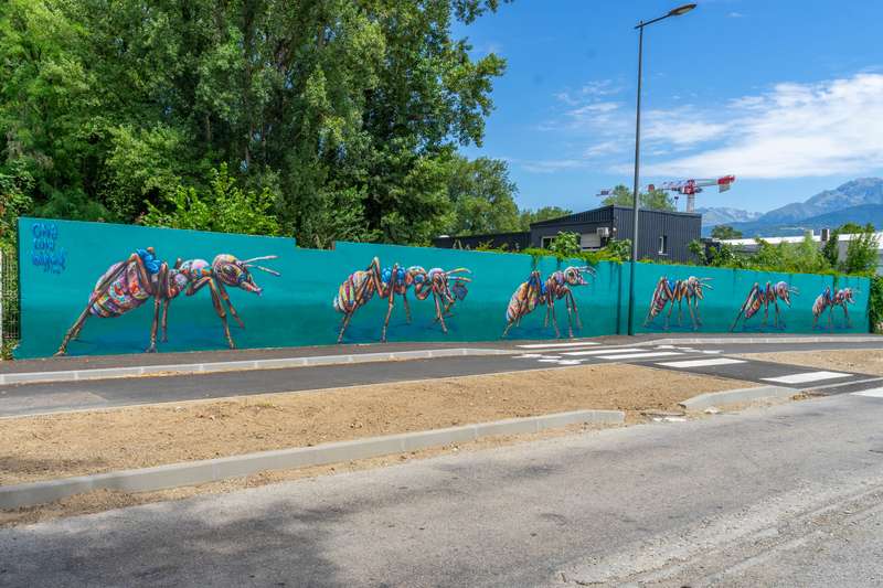 "OMG GMO" by Louis Masai in Grenoble