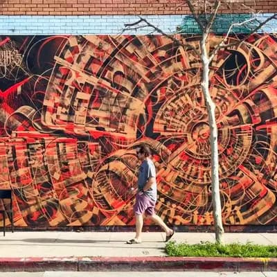 Rotating Mural Wall curated by Tristan Eaton