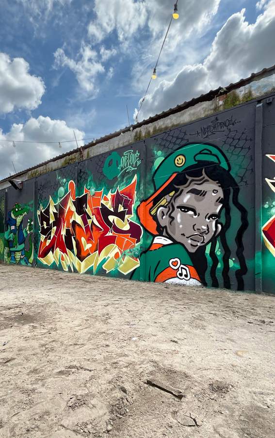 "YAAM" by Needapencil in Friedrichshain, Berlin