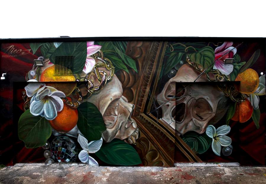 "Miami Gothic" by Nico Cathcart in Wynwood, Miami