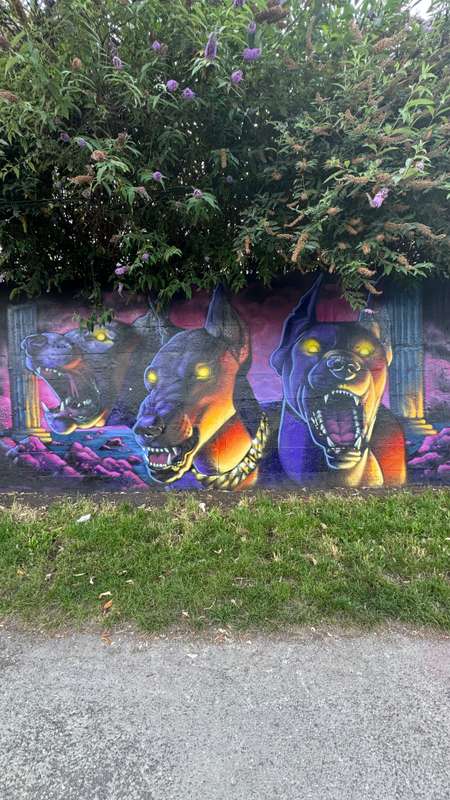 "Cerberus" by Friz in Dublin