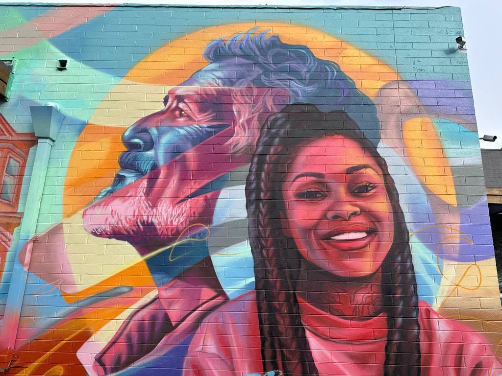 "The Storm’s Gift" by Rachel Wolfe-Goldsmith in Mosswood, Oakland