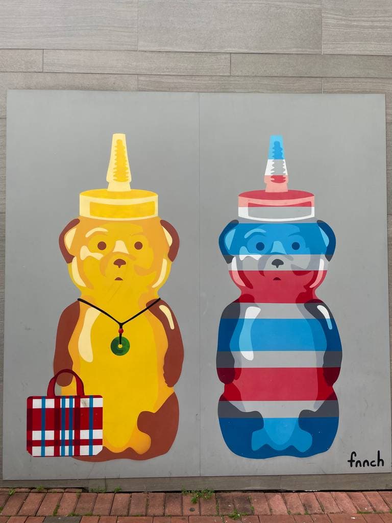 Street art in Hongkong