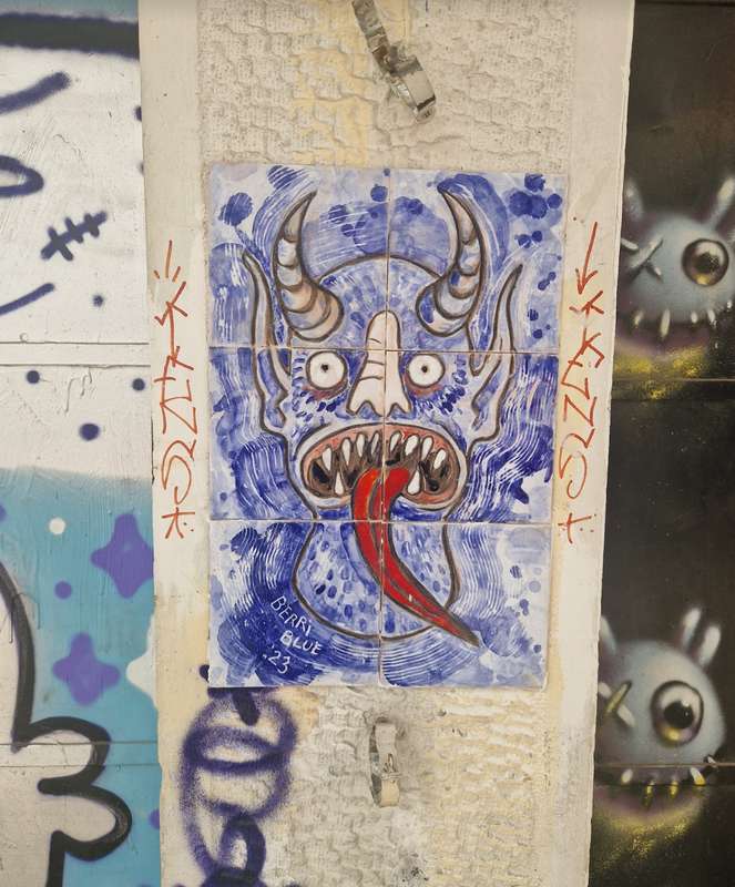 Demonic Mask with Tongue