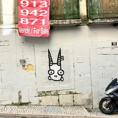 Cartoon Dog Character Stencil