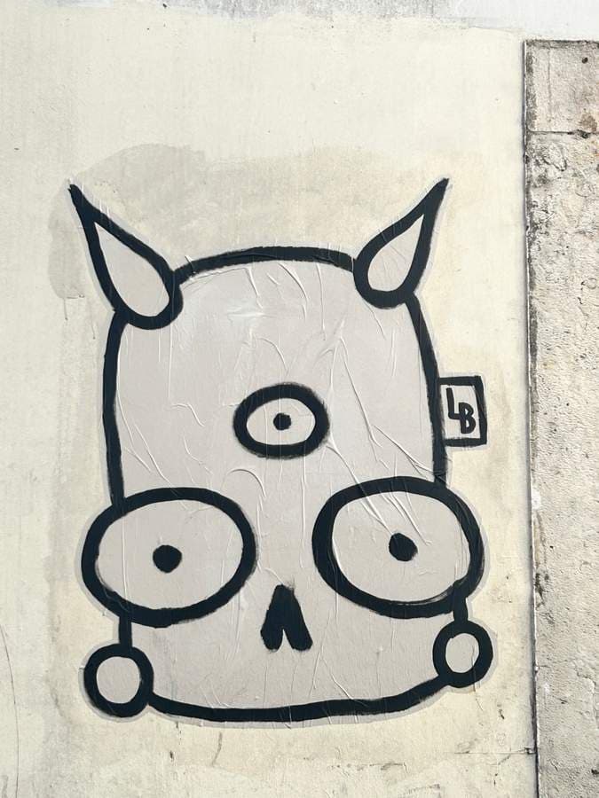 "Artwork by Lambiscada" by Lambiscada in Bairro Alto, Lisbon