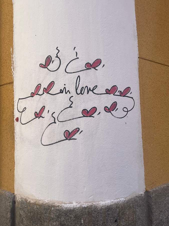 "mosquitoes in love" by Inlovestreetart in Lavapis, Madrid