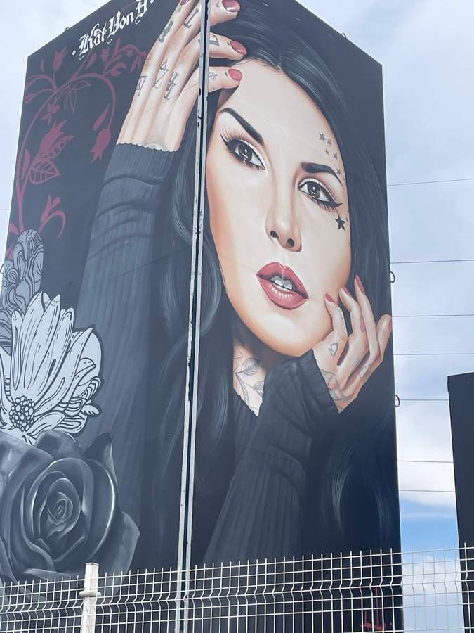 "Kat Von D" by Belin in Villaverde, Madrid
