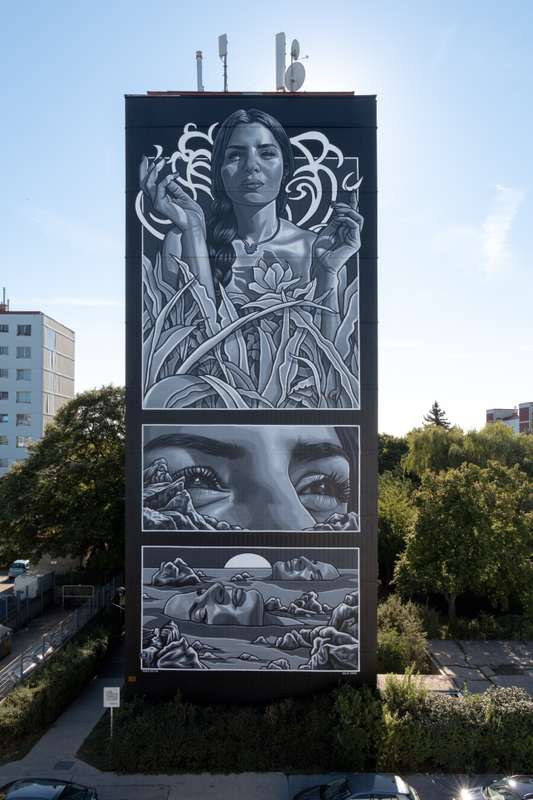 "Among the living roots" by Paola Delfin in Kg Altmannsdorf, Vienna