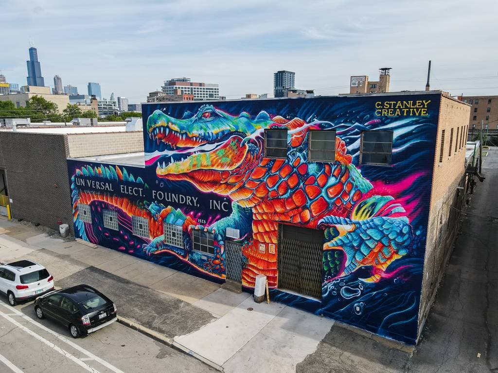 "Chance" by Christian Stanley in West Town, Chicago