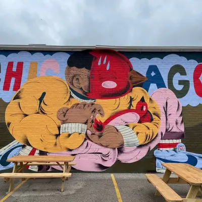 Chicago Baseball Mural