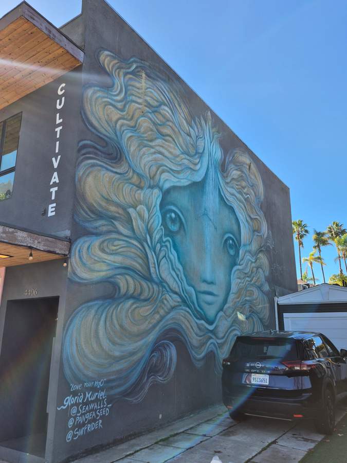 "Love your H2O" by Gloria Muriel in Hillcrest, San Diego