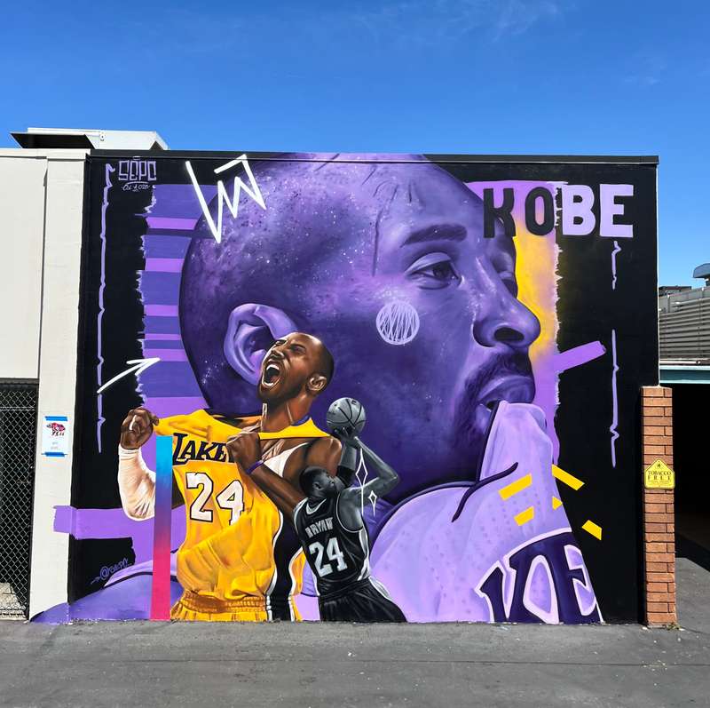 Kobe Bryant Memorial Mural