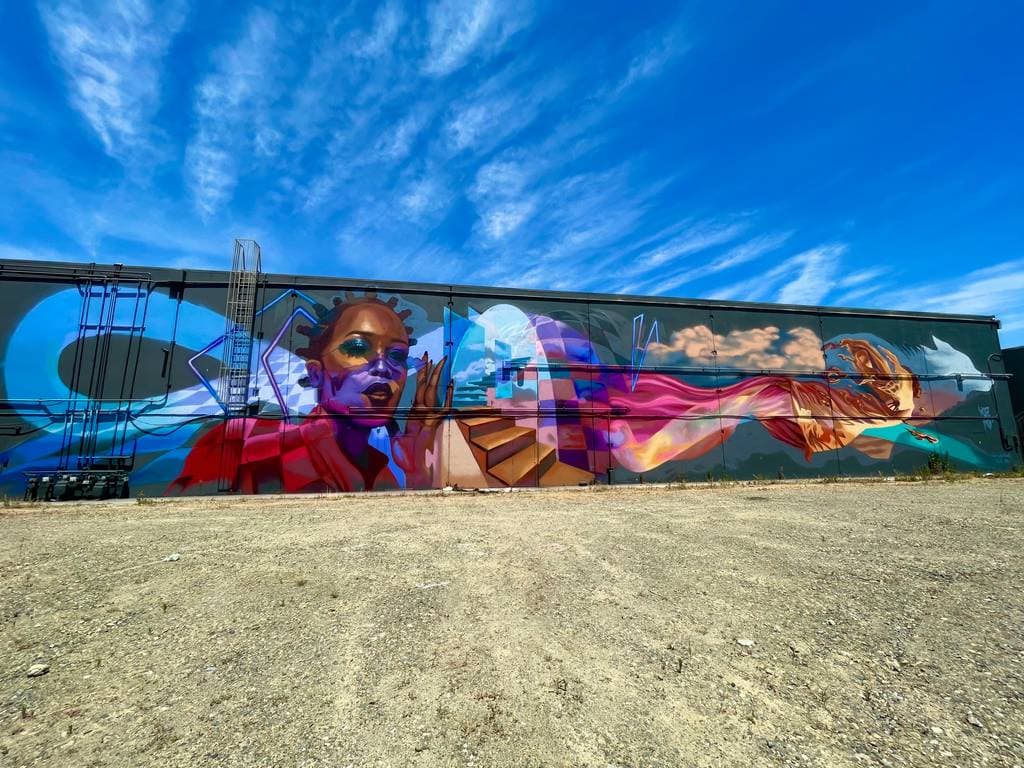 "Through the Gateway" by Rachel Wolfe-Goldsmith in East Sacramento, Sacramento