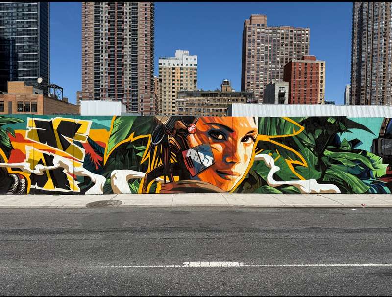 "Roots rewired" by Dragon76 in Hudson Yards, New York
