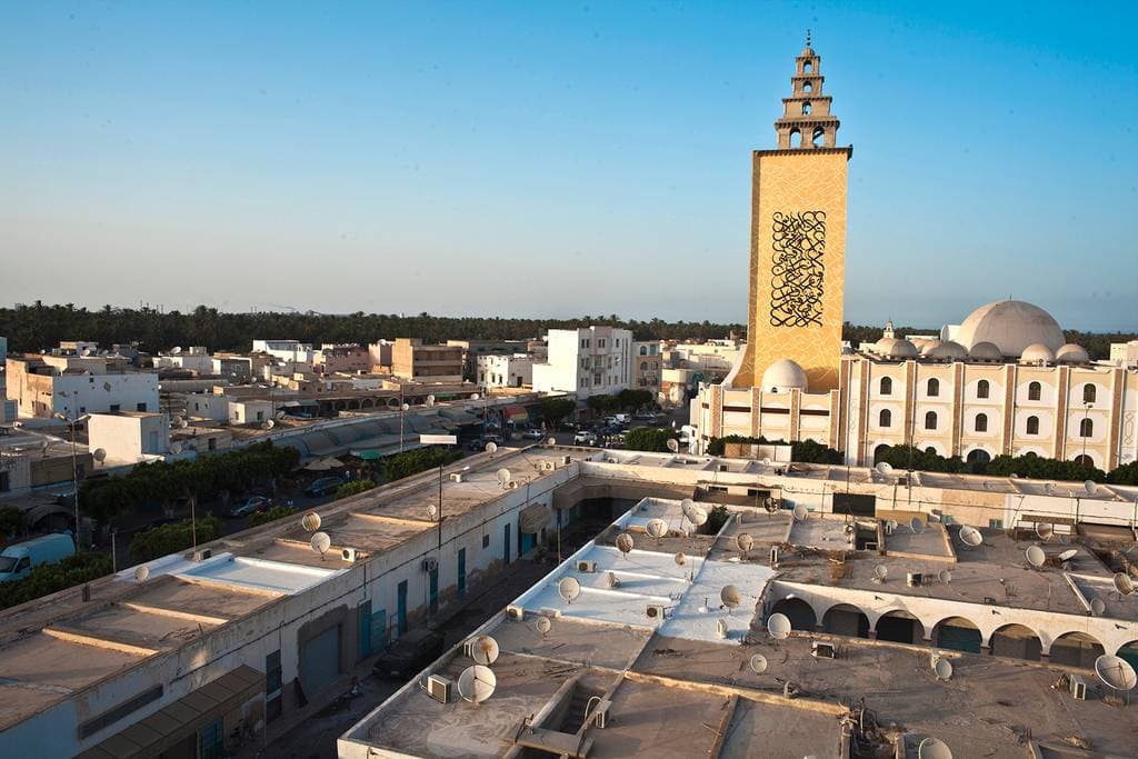 "The Minaret" by El Seed in Gabes