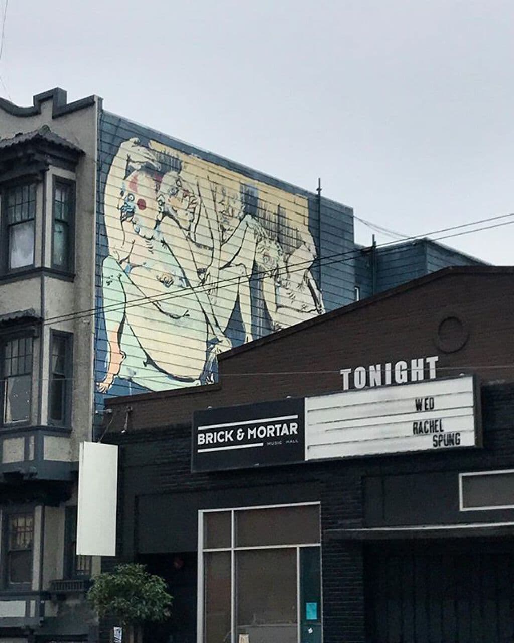 "Squished Bodies" by Jeffrey Cheung in Mission, San Francisco