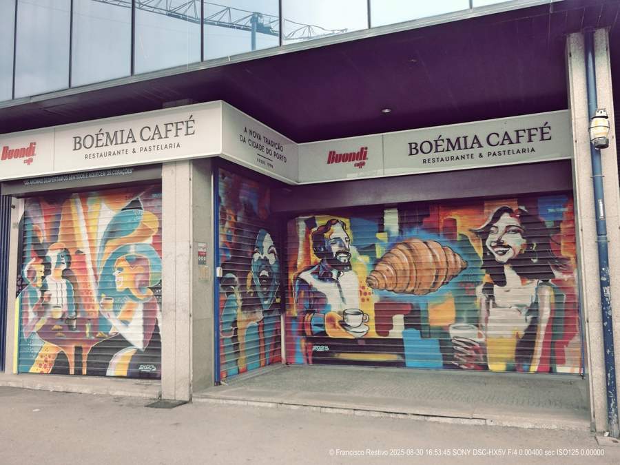 "Boémia Caffé" by Youthone in Carvalhido, Porto
