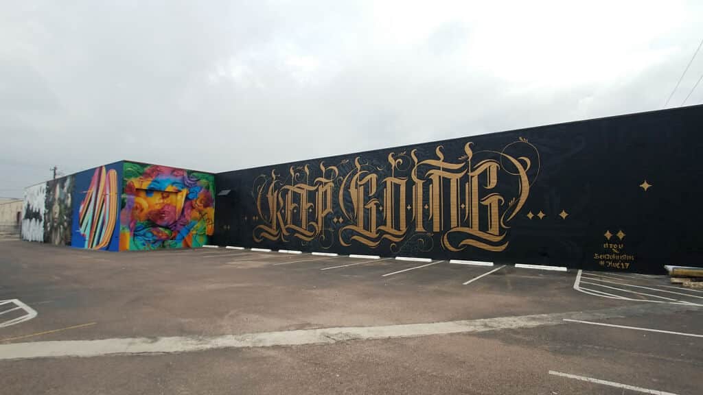 "HUE Mural Festival 2017 - St Arnolds Brewery" by Various Artists in Houston