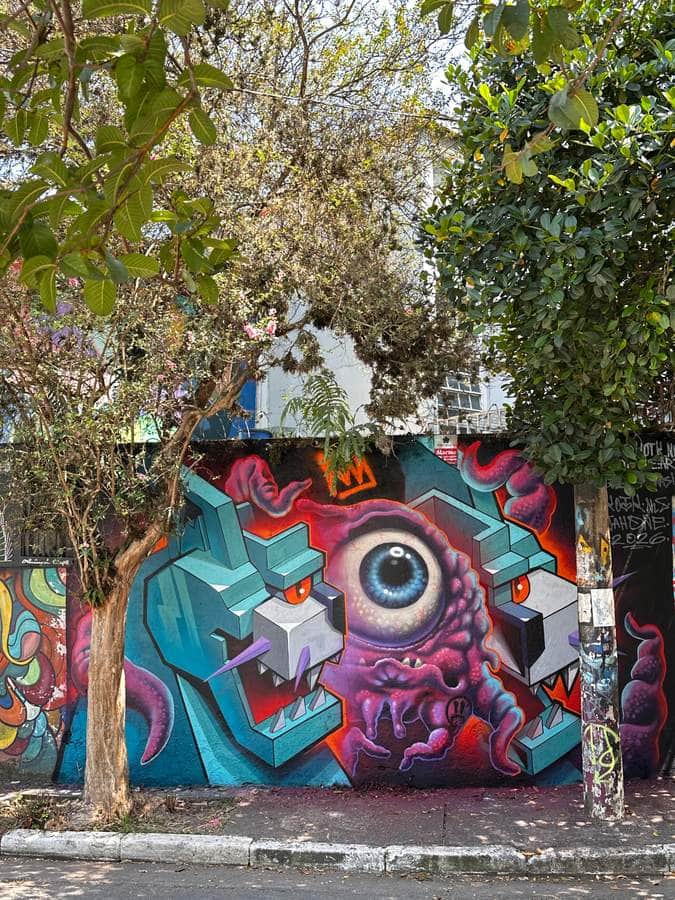 "Surreal Cosmic Eye Monster" by JahOne in Sao Paulo