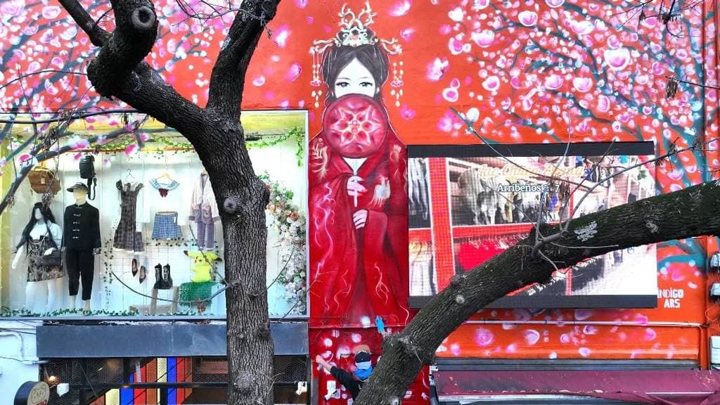 "Geisha primavera 🌸" by Indigo Ars in Barrio Chino, Buenos Aires