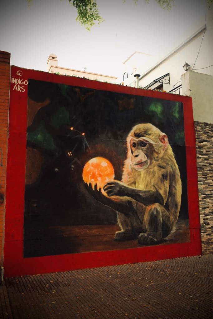 "the seventh monkey" by Indigo Ars in Buenos Aires