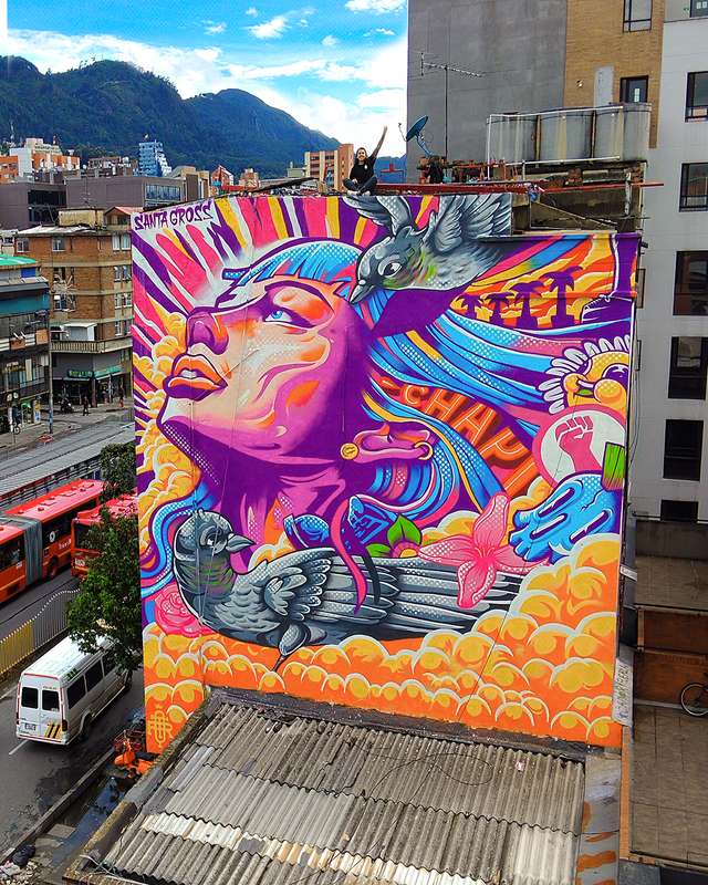 "CHAPI" by Santa Gross in San Luis, Bogota