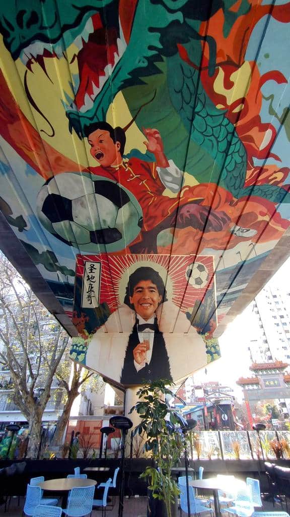 "Homenaje a Maradona" by Martin Ron in Buenosaires