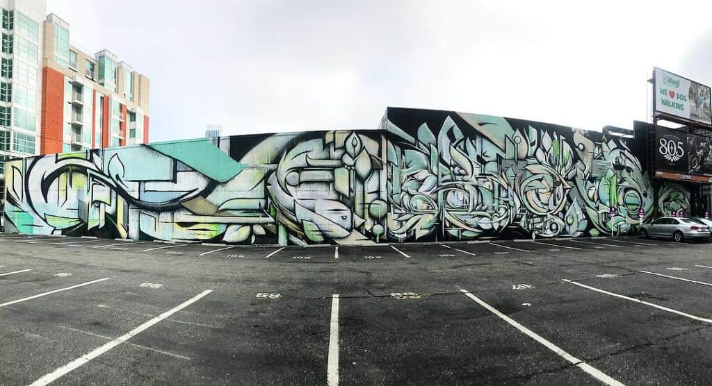 "Abstract Parking Lot" by Ian Ross in San Francisco