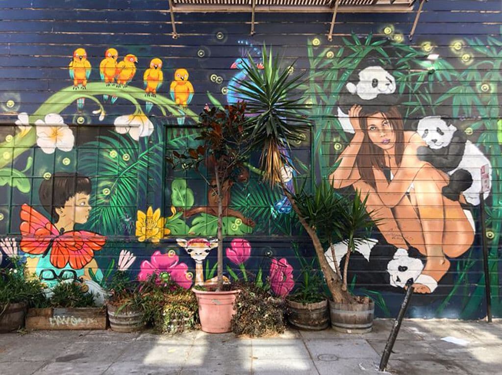 "Urban Jungle" by Amanda Lynn in Mission, San Francisco