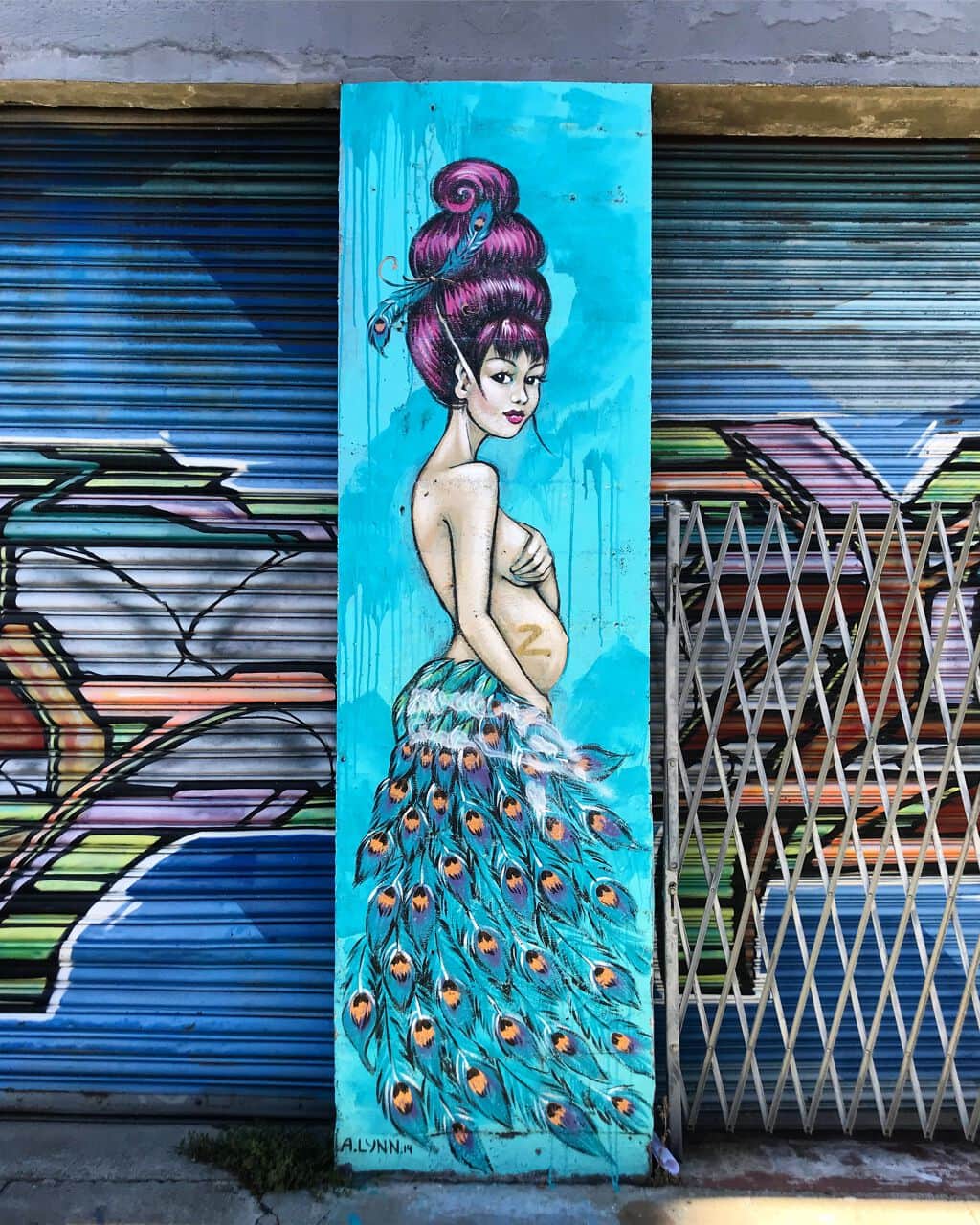"Pregnant + Peacock" by Amanda Lynn in San Francisco