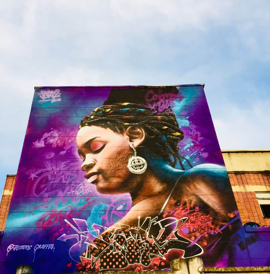 "Afro woman / Mujer afro" by Jotados in Bogota