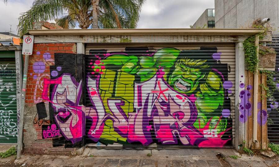 "Vibrant Tropical Creatures Street Mural" by Nic Falconer in Melbourne