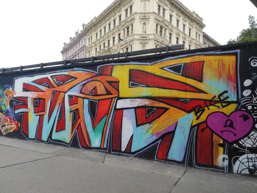 "Vibrant Abstract Graffiti Composition" by Jan Mraz in Prague