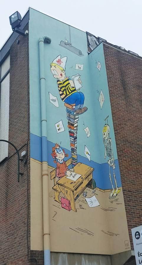 "L’élève Ducobu" by Urbana in Brussels