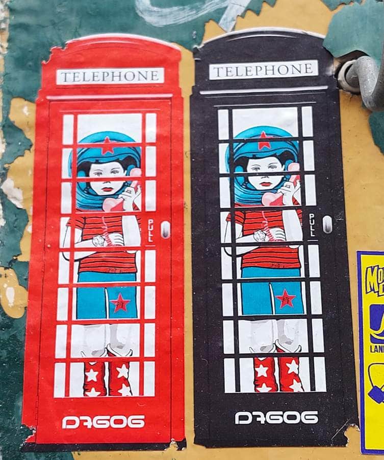 "Wonder Woman Telephone Boxes" by D7606 in Brussels