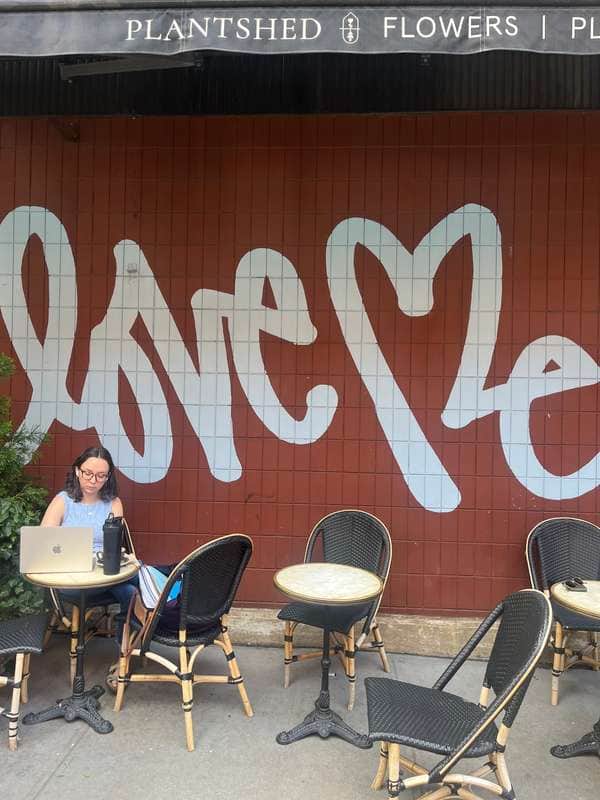 "Love Me" by Curtis Kulig in New York