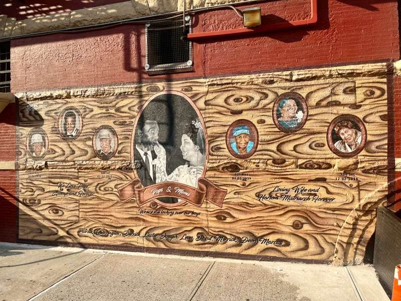 "Royal Family Portrait Mural" by estos bradley in New York