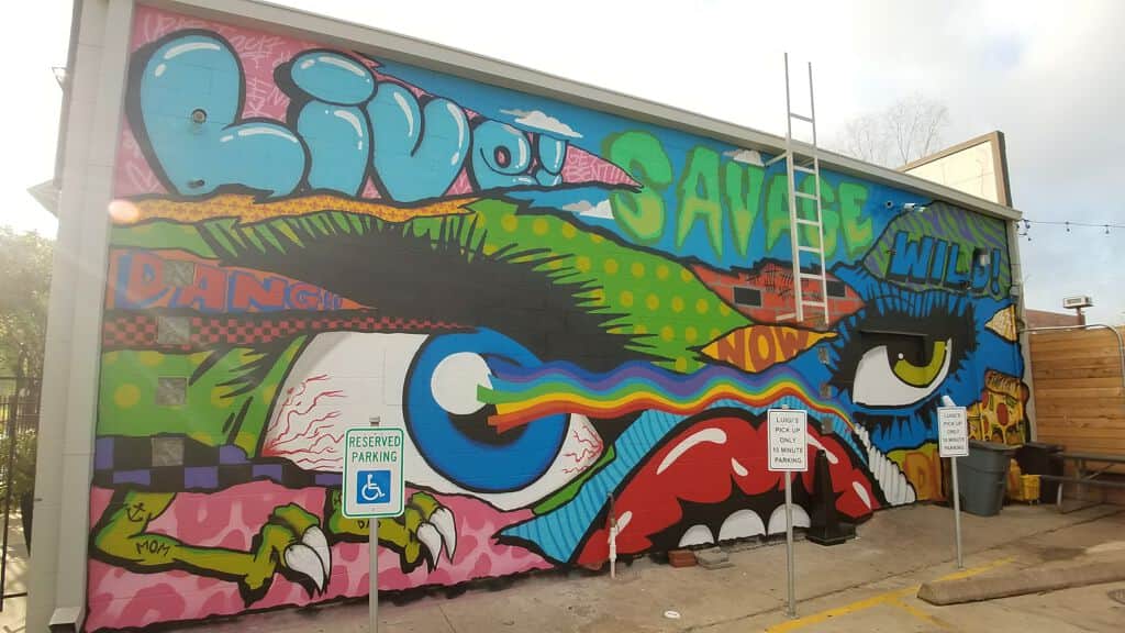 "Live! Savage! Wild!" by DenialArt in Houston