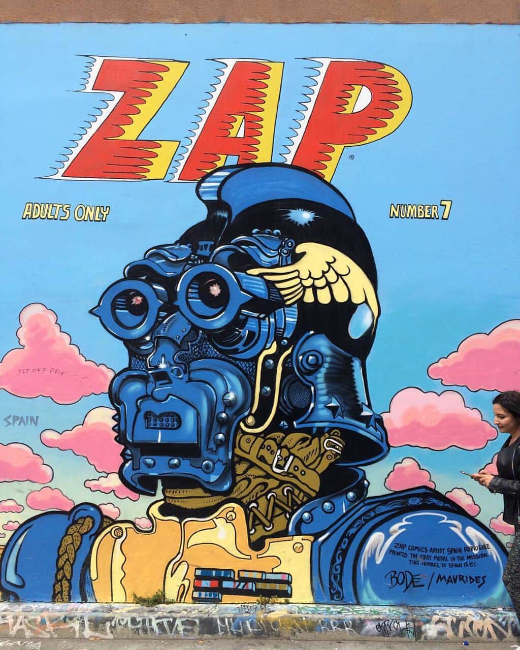 "ZAP" by Mark Bode in San Francisco
