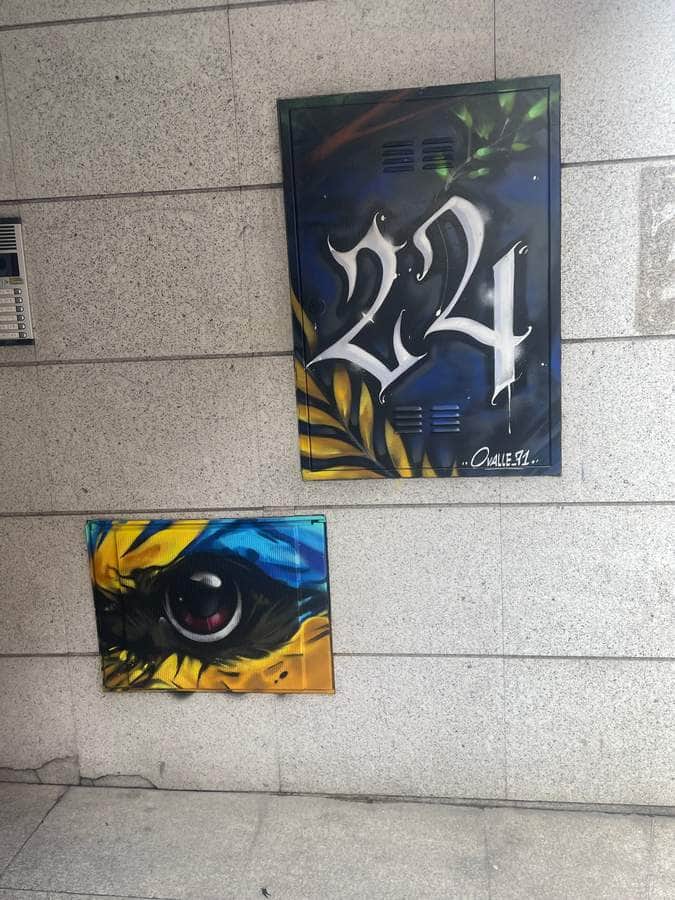 "House number in graffiti style" by Ovalle_71 in Madrid