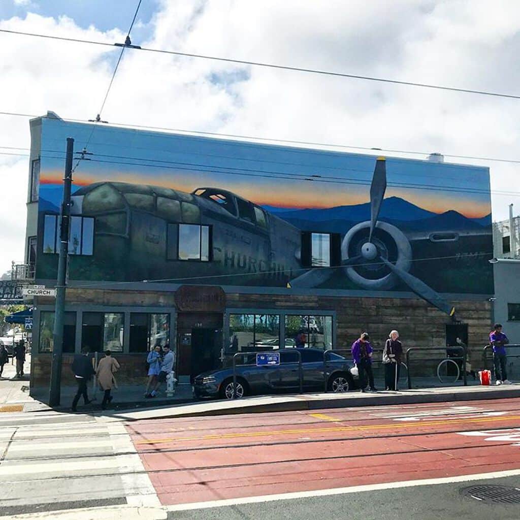 "Churchill" by 1AMSF in San Francisco