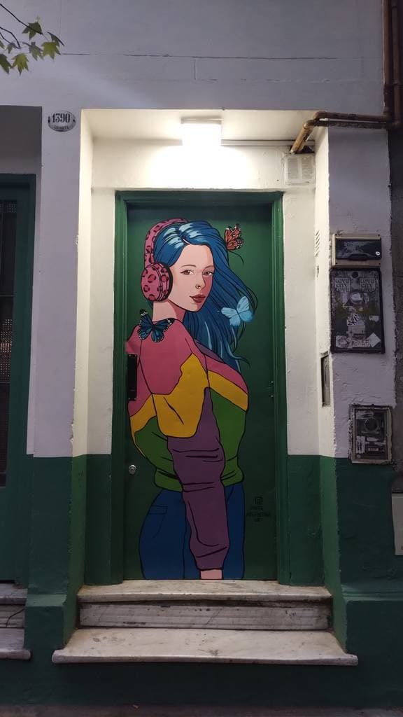 "The girl" by pinta argentina ok in Palermo Soho, Buenosaires