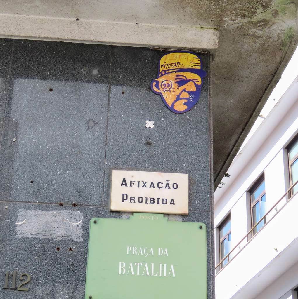 "Mister Cat Character Sticker" by Mister P in Porto
